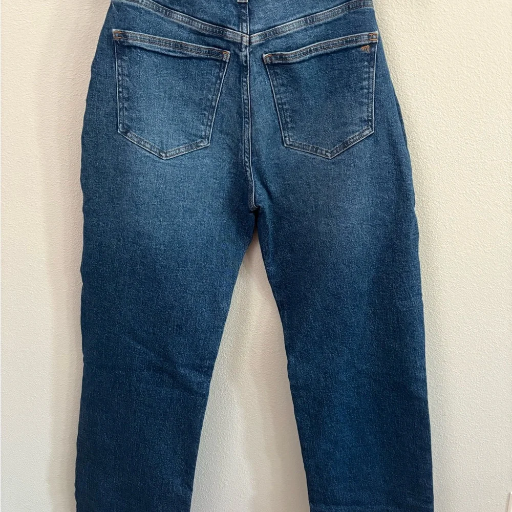 Madewell petite curvy 90s straight jean in Barlow wash - Picture 4 of 8